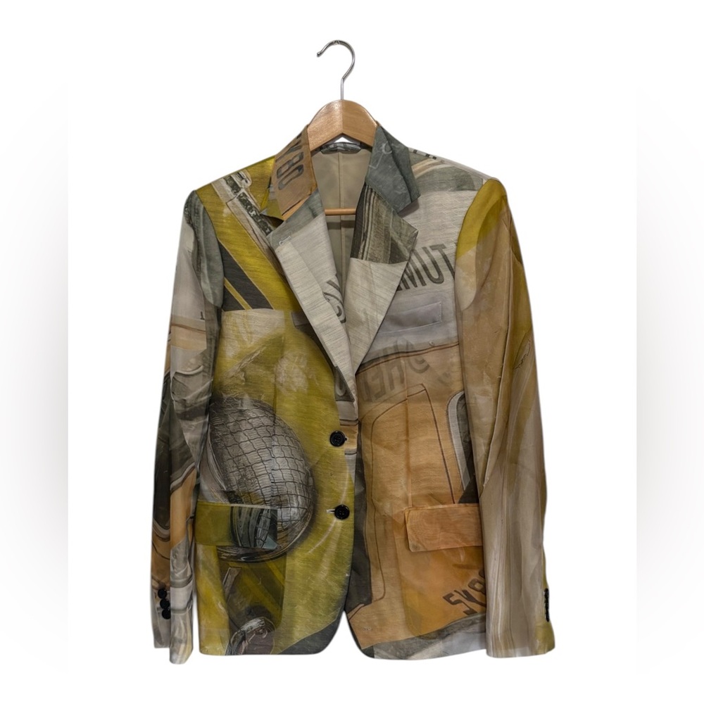 Helmut Lang classic car blazer